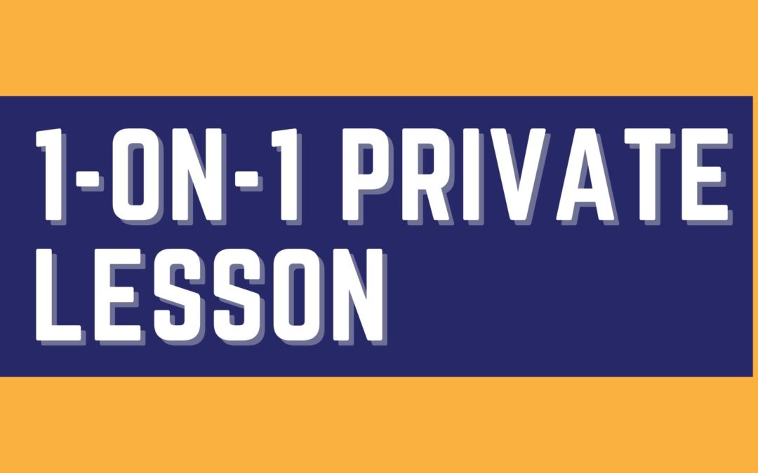 1-on-1 Private Lesson (1-hour)