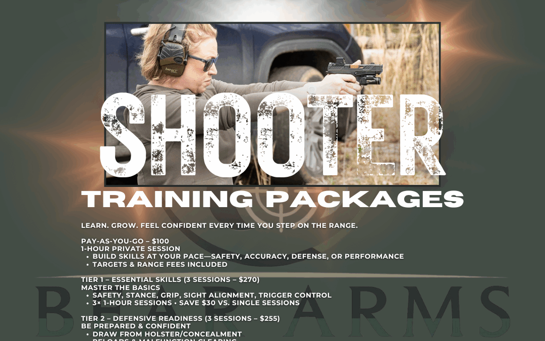 Shooter’s Private Training: Slots Available